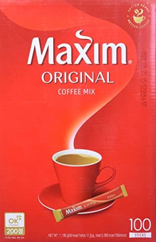 Maxim Original Korean Coffee - Pack of 100