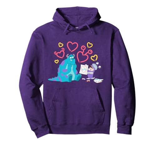 Disney and Pixar's Monsters, Inc. Sulley Boo Kitty Hearts Pullover Hoodie