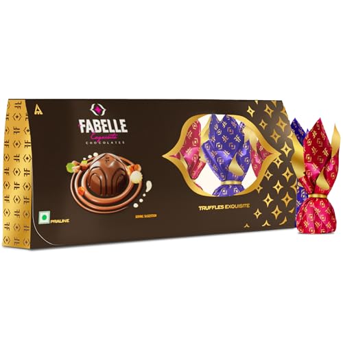 Image of Fabelle Assorted Truffles, Handcrafted Chocolate Truffles Inspired By Classic Desserts, Assorted Luxury Chocolates Gift Pack - 6 Pcs,71 Gram