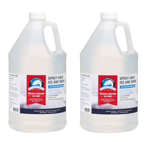 Bare Ground Winter Bare Ground Solutions BGB-1C Fast-Acting Ice Melt Liquid, 128 oz (1 Gallon),Pack...