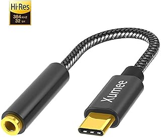 USB C to 3.5mm Headphone Adapter - USB Type C to AUX Audio