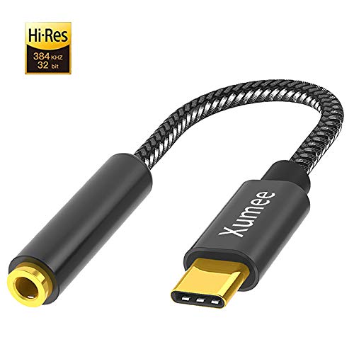 USB C to 3.5mm Headphone Adapter - USB Type C to AUX Audio