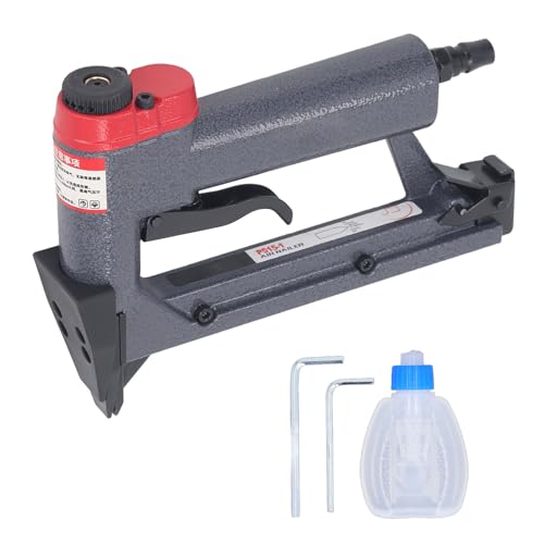Pneumatic Nailer, Power Brad Nailers Power Finish Nailers Freely Air Nailer 300 Nails Capacity 0.4~0.8Mpa for Nails, Brad Nails, Staple, Furniture Farming