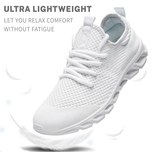 Image of Men's Running Shoes Slip On Walking Comfortable Tennis Breathable Non Slip Athletic Gym Workout Cross Training Fashion Sneakers