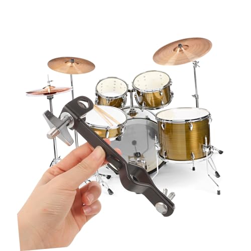 Soporte de montaje con abrazadera para cowbell Toddmomy Jazz Drum, instrumento de percusión con ajuste de ángulo con trinquete para configuración óptima y rendimiento mejorado miniatura 7