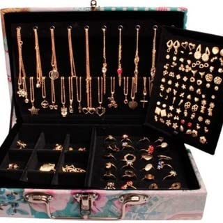 Joias Folheadas Kit Contendo 55 Peças Para Revenda (Ouro e Prata)