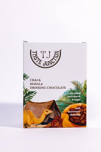 Image of Taste Junction Iced /Hot Chocolate Mix | Chai & Masala | Assorted Pack | 6 Sachets | <0.2G Sugar Per Sachet