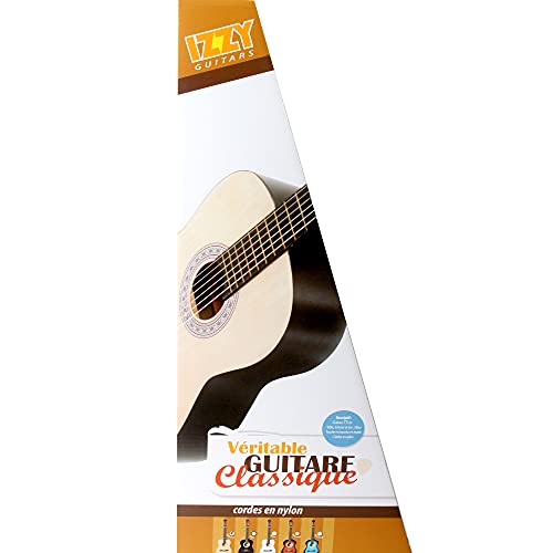 IZZY – GUITARE CLASSIQUE 75 CM NATURELLE – 620608Y – GUITARE - Les Beatles, Paul McCartney, John Lennon, RIngo Starr, George Harrison IZZY - GUITARE CLASSIQUE 75 CM NATURELLE - 620608Y - GUITARE – Image 4