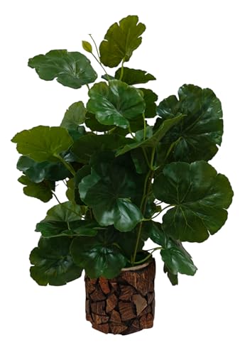 Best Artificial Hanging Plants for Your Home 32 Artificial Philodendron Plant with Variegated Leaves in Decorativ...