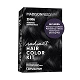 Madison Reed Radiant Hair Color Kit - 2NNA Darkest Cool Black with Ash Undertones (Pescara Black...