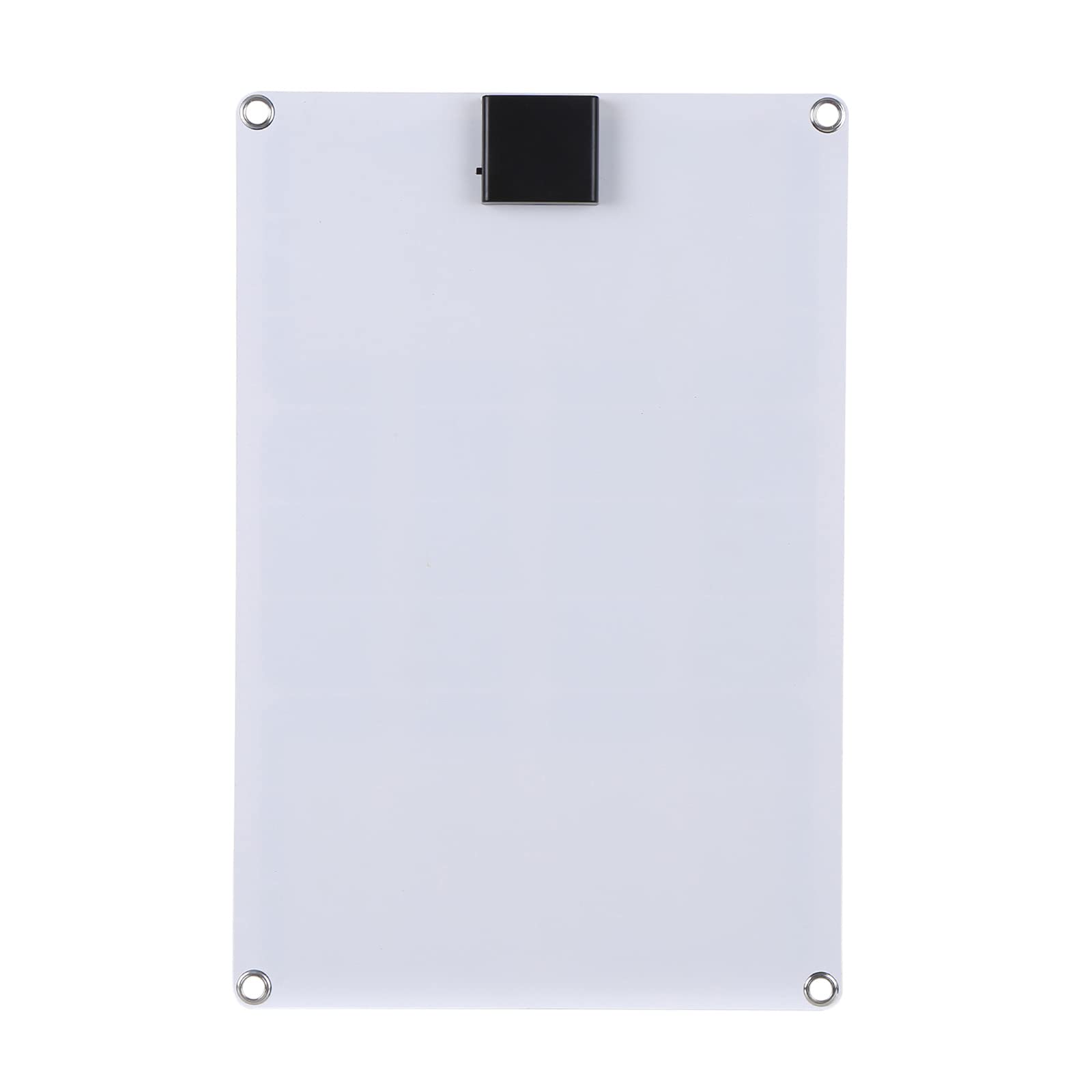 Pannello Solare Portatile, Modulo Fotovoltaico Monocristallino Ad Alta Efficienza da 20 W 18 V con 1 Interfaccia USB E 1 Porta di Ricarica di Tipo C, Facile da Usare