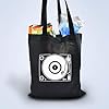 Azeeda 'Vinyl Record Player' Classic Black Tote Shopper Bag (ZB00021544) #2