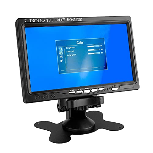 7 inch IPS LCD Monitor HDMI VGA RCA Video Audio Speaker