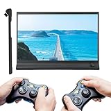 トラベル モニター - 軽量 トゥルー カラー デバイス 15.6型 - 旅行用 外部モニター | ノートパソコン PC タブレット メディア ホーム 室内 愛好家 家族向け image