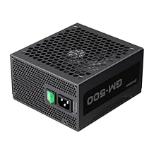 GAMEMAX 500W 80+ Bronze Fully Modular Power Supply, ATX with Active PFC, 100240V Full Range, Ultra Silent 140mm Fan, Premium Taiwan Capacitors GM-500 Modular
