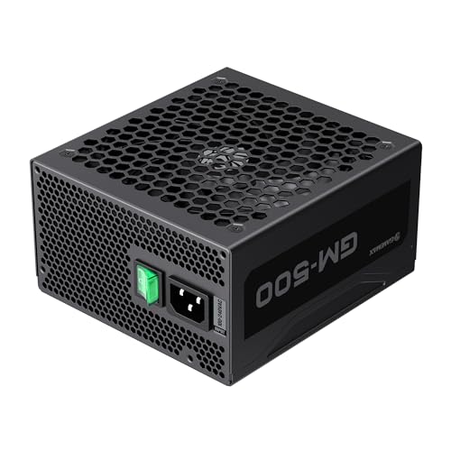 Image of GAMEMAX 500W 80+ Bronze Fully Modular Power Supply, ATX with Active PFC, 100-240V Full Range, Ultra Silent 140mm Fan, Premium Taiwan Capacitors (GM-500 Modular)
