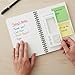 LIQWEI 3Pcs Handmade Flexible Record Template, Reusable Planner Stencils for Journaling, Calendar, Scrapbooking & DIY Craft Supplies(Type 1)