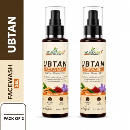 Image of Ubtan Face Wash for Men & Women - Pack of 2 (100ml + 100ml) | Brightening & Nourishing