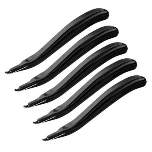 Staple Remover, Easy Staple Puller, Office Tool(Black * 5pcs)