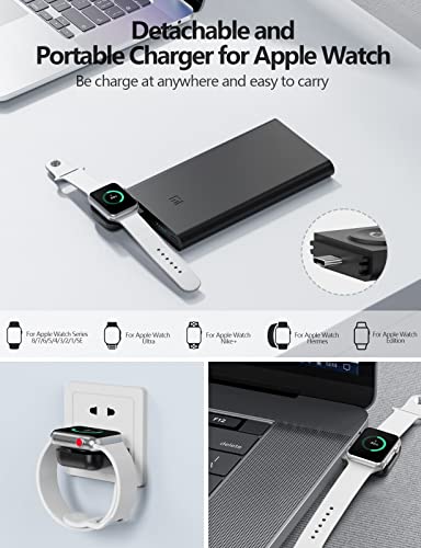 Magnetic Charging Station With Detachable Apple Watch Charger, 3-In-1 Mag-Safe Wireless Charger Stand For Iphone 14 13 12 Pro Max/Plus/Pro/Mini, Airpods Pro/3/2 And Apple Iwatch, 20W Pd Adapter, Black #TOP2
