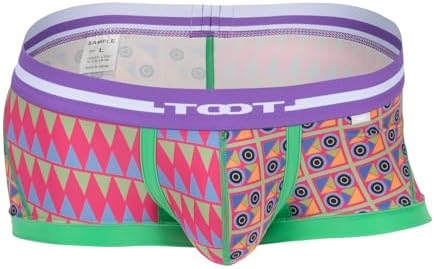 （11:30時点） [トゥート] アンダーウェア CB23A012 トライバルアシンメトリー ボクサー メンズ パープル