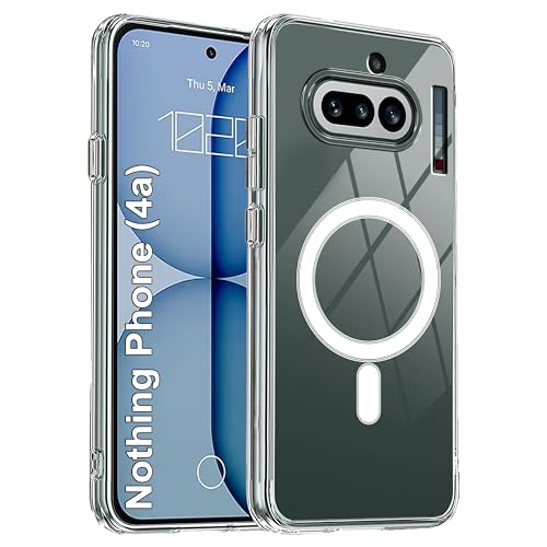 Image of amazon basics Back Case Cover for Nothing Phone (4a) | Scratch-Resistant Back Cover | Clear
