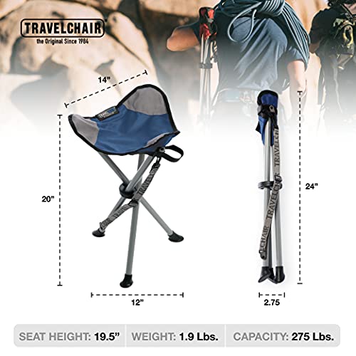 Travelchair Slacker Chair, Portable Tripod Chair For Outdoor Adventures, Blue, One Size (1389Vb) #TOP3
