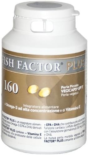 Fish Factor plus Omega 3 160 perle piccole : Amazon.it: Salute e cura della  persona