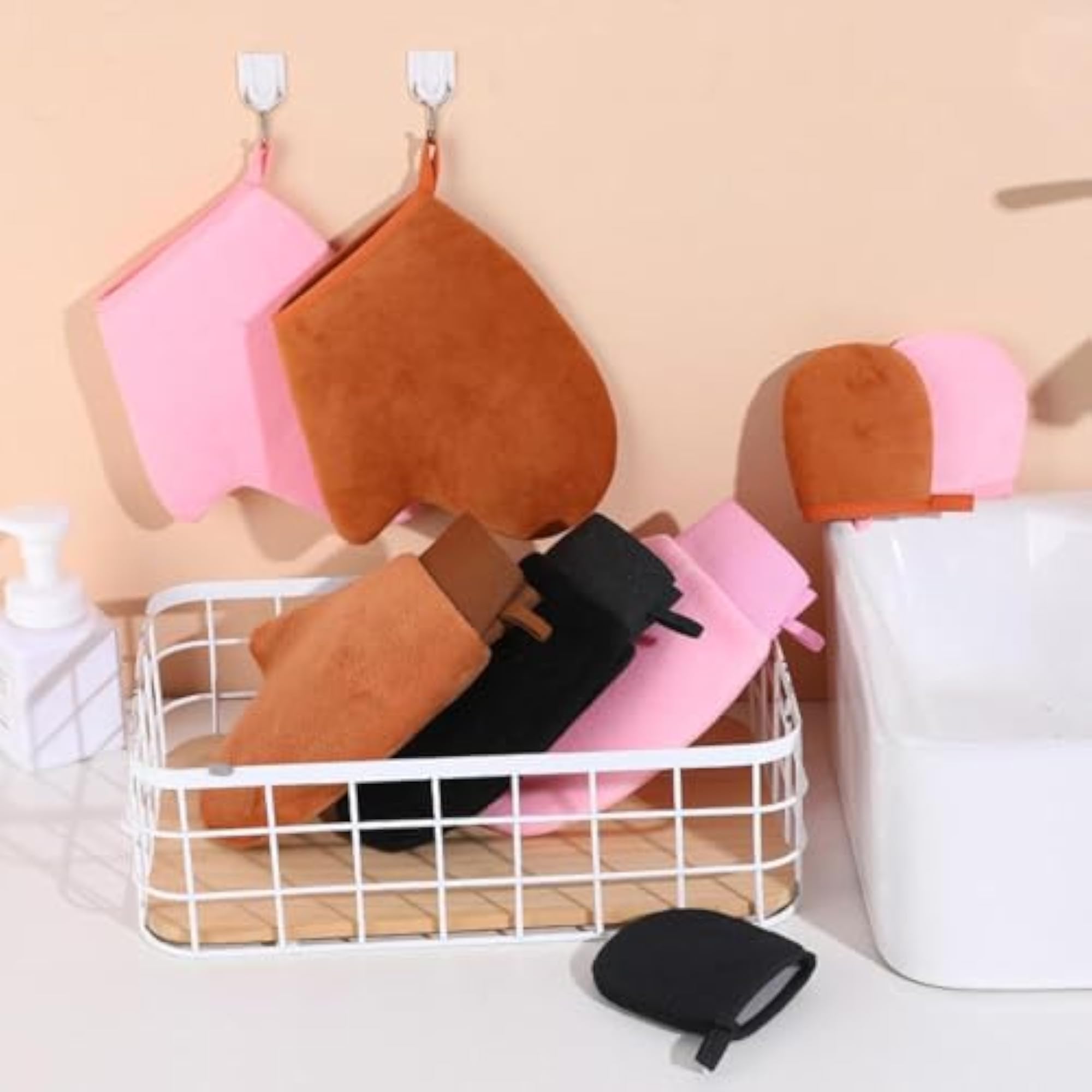 Self Tanning Mitt Applicator Glove for Face & Body, Brown
