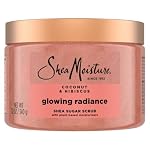 SheaMoisture Shea Sugar Body Scrub For Glowing Radiance Coconut Hibiscus Glowing Radiance Body Scrub With 24h Shea Moisture Nutrients 12 oz