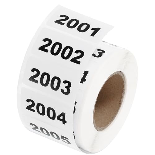 Étiquettes autocollantes de 2001 à 3000 pour résoudre les erreurs de tri de stock