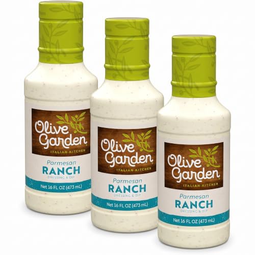 Olive Garden Parmesan Ranch Dressing, 16 fl oz (Pack of 3)
