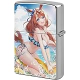 銅製ライターケース ZIPPOウマ娘 スーパークリーク 水着 海 おしゃれ アニメ柄 周辺 萌えグッズ オシャレ ジッポ交換用外側 ファッション 両面プリント 丈夫 傷防止 耐摩耗 喫煙具 ライター保護 落下保護 男女兼用 父の日贈り物
