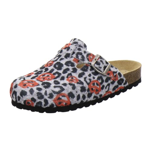 AFS-Schuhe Damen Hausschuhe geschlossen aus Filz, Bequeme, warme Winter Clogs, Made in Germany, 26900 (42 EU, kiss)