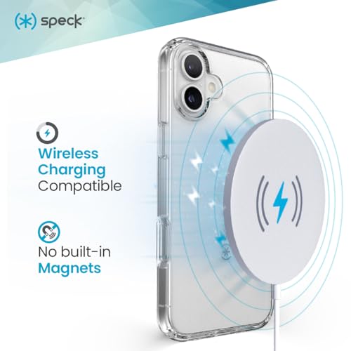 Image of Speck Clear iPhone 16 Plus Case - Slim GemShell Crystal Clear Phone Case
