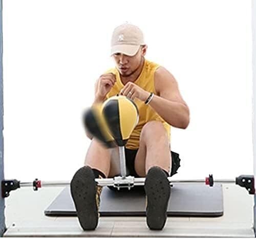 Speed Bag for Boxing, Doorway Speed Bag for Adults,Quick Punching Bag Heavy Duty Leather Boxing Bag with Adjustable Bracket,Spring and Small Ball,for Gym Training