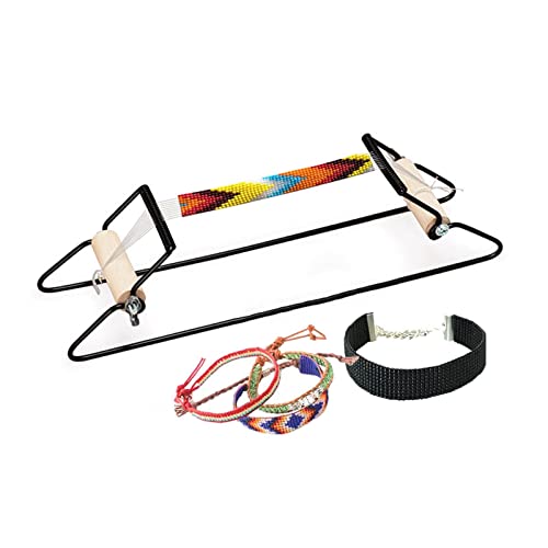 Telar de cuentas Bead Loom para tejer collares y pulseras con herramientas 7