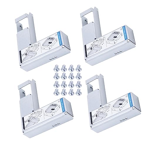 Pack-4 2.5\" 9W8C4 Y004G SSD Adapter Bracket for DELL 3.5\" F238F G302D X968D F9541 SAS SATA Hard Drive Caddy Tray Enclosure with Screws