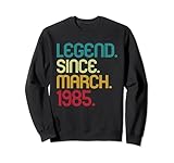 Photo Gallery legend since march 1985 vintage march 1985 retro men women felpa Photo Gallery legend since march 1985 vintage march 1985 retro men women felpa