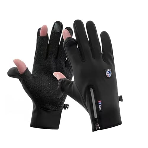 Livwellia Thick Warm Winter Gloves for Men&Women-Thermal Full Finger Touch Screen Cycling Glove Running,Driving-1-L