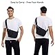 Tibroni Schultertasche Sling Bag Anti-Diebstahl Brusttasche Herren, Männertasche, Crossbody Tasche Chest Bag Herren, Herrentasche zum Umhängen Klein