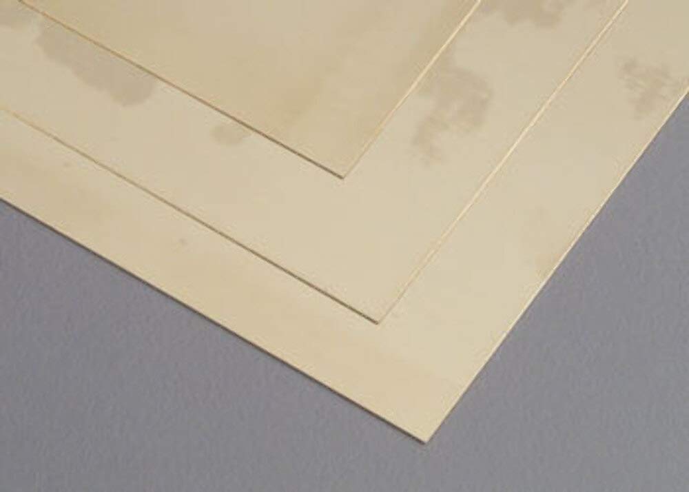 Brass Sheet - 0.010" Thick, 6" x 12" - K&S Precision Metals -1