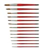 Raphael Kaerell Short Handle Watercolor Brush, Round, 4, Natural