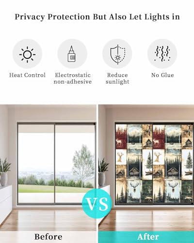 Película decorativa para ventana de vidrio esmerilado 19.6x39.3 in miniatura 5