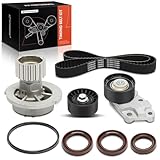 A-Premium Engine Timing Belt Kit with Water Pump Compatible with Chevrolet Aveo 2004-2011, Aveo5 2006-2008 & Pontiac Wave 2005-2008, Wave5 2005-2007 & Suzuki Swift+ 2004-2008 - 1.6L