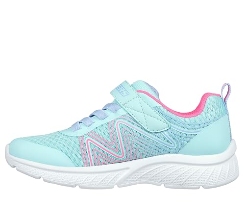 Image of Skechers Girls' Microspec Swirl Sweet | Casual, Lightweight, Machine Washable, Cushioned Insole