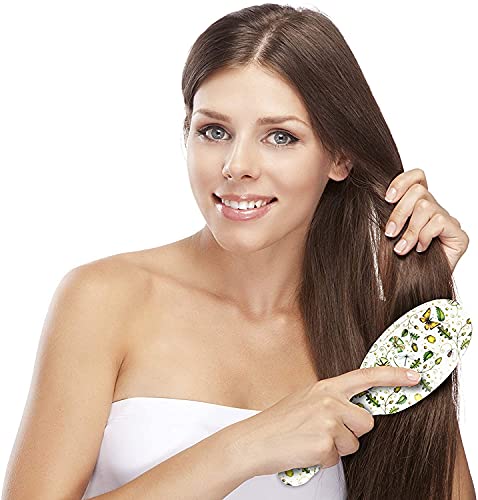 Rock & Ruddle Natural Pure Boar Bristle Hair Brush for Women & Kids (Small/Travel Size, 17.5cm) - Image 4
