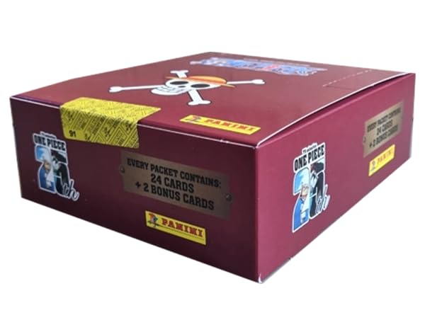 Panini One Piece 25th Anniversary – Fat Pack Display Con 10 Sobres, 24 Cartas + 2 Bonus Por Sobre, Edición Coleccionista
