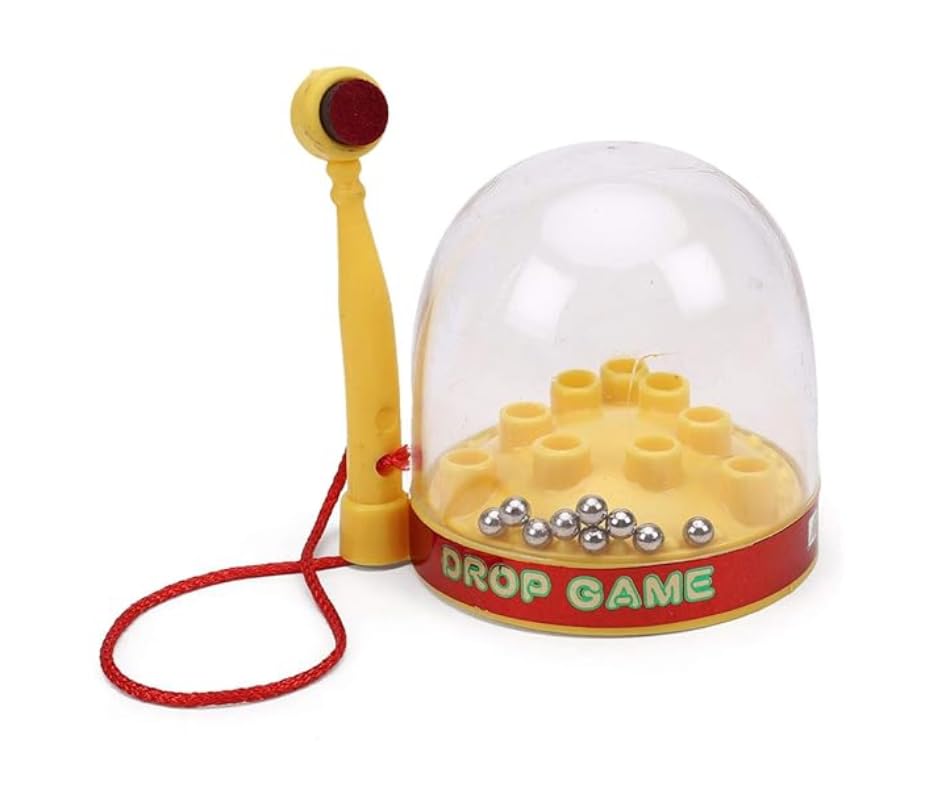 Mini Drop Puzzle Game Set Toy for Kids | Magnetic Drop Ball Game with Magnetic Stick | Indoor Outdoor Baby Game Toy for 4+ Year Old Kids - Pack of 1 (Multicolor) (B0DDTN1L3H) Amazon Price History, Amazon Price Tracker