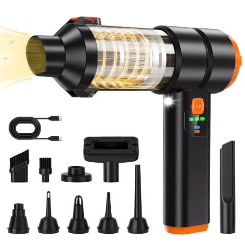 8-in-1 cordless car vacuum with high suction